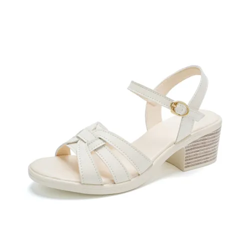 Reivanti One Ремень Сандалии 5,5 см Женские Бежевые