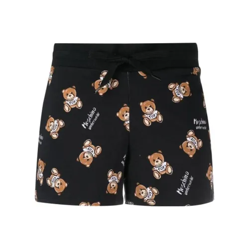 MOSCHINO Черные Женские Повседневные Шорты