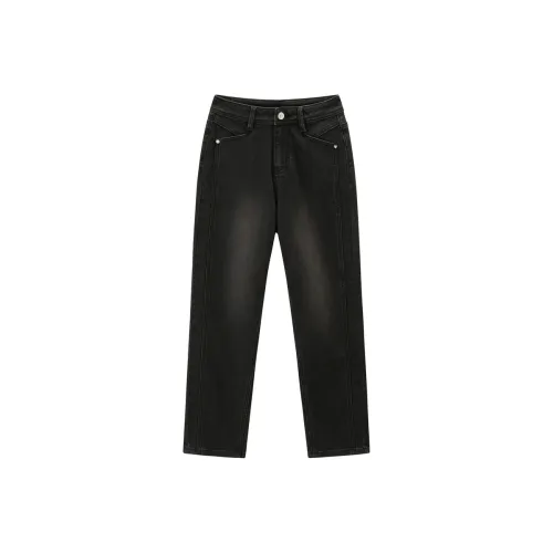 LEDIN Черные Женские Джинсы