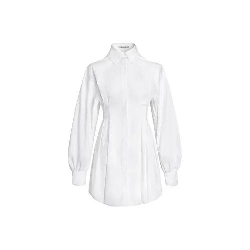 Amyenjoylife A-линия Юбка Платье Белый