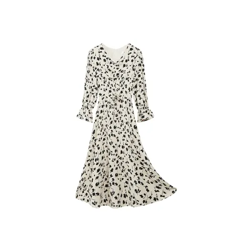 MOPB Женские Длинные Платья с Рукавами