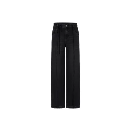 MO CO Denim Черные Женские Джинсы