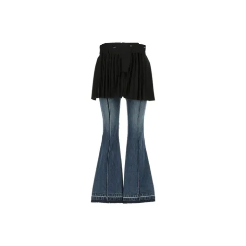 sacai Синие Женские Джинсы