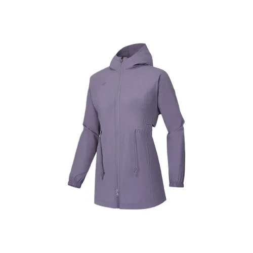 Skechers Тренчкот Женский Темно-фиолетовый Серый