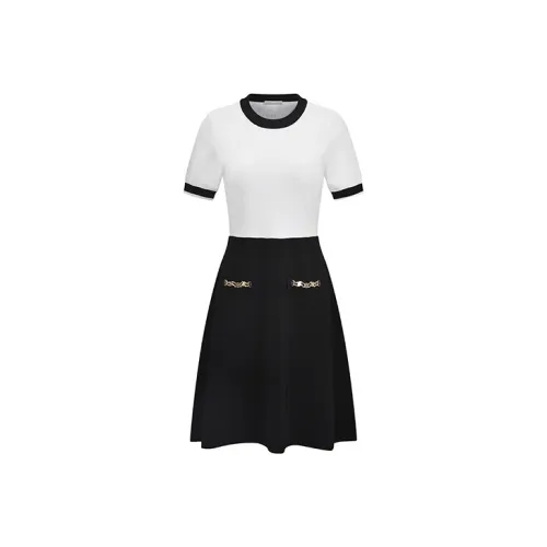 RARE Короткий рукав платье женское белое