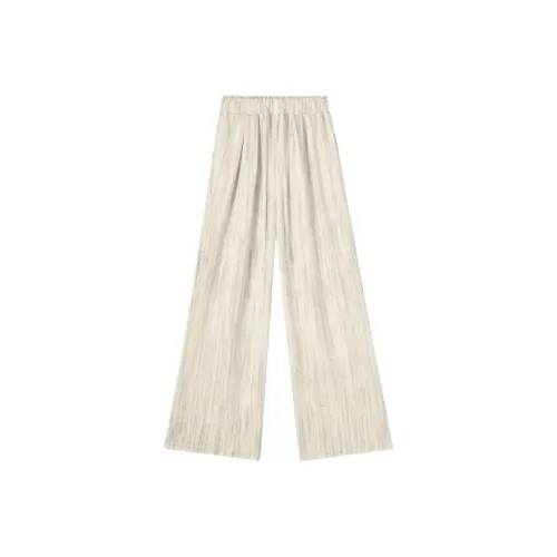 LUYOUYE Повседневные брюки Женские Бежево-желтые