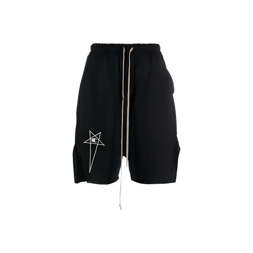 RICK OWENS Черные Женские Повседневные Шорты