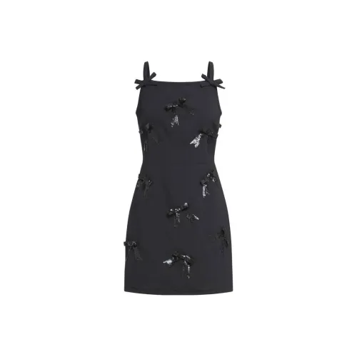 MSGM Черные Женские Слиплатья