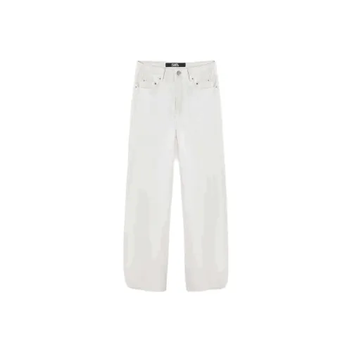 Karl Lagerfeld Джинсы Женские Белые