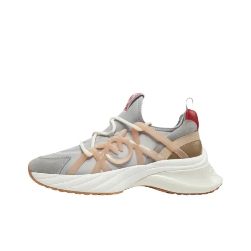 PINKO Низкий топ Повседневная обувь 4CM Женская Серый