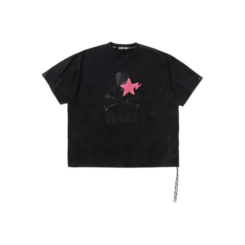 A BATHING APE mastermind JAPAN SS25 T-Shirt Unisex Black