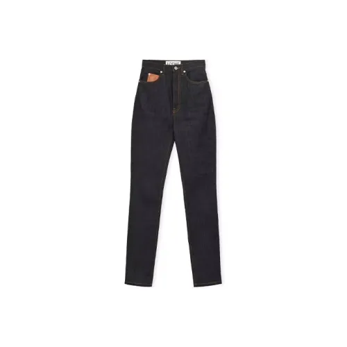 LOEWE SS23 Темно-синие Женские Джинсы