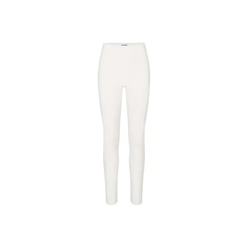 Skims Белые Женские Леггинсы