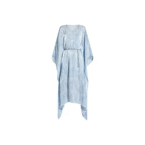 MICHAEL KORS Длинное платье с длинными рукавами женское небесно-голубой