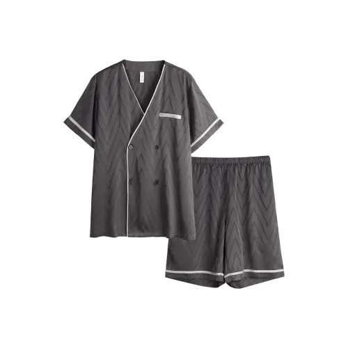 XUANJING 73817 Темно-серый Мужской Пижамный комплект