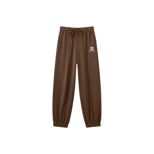 LEDIN x CookeyCollaboration Повседневные брюки Женские Коричневый