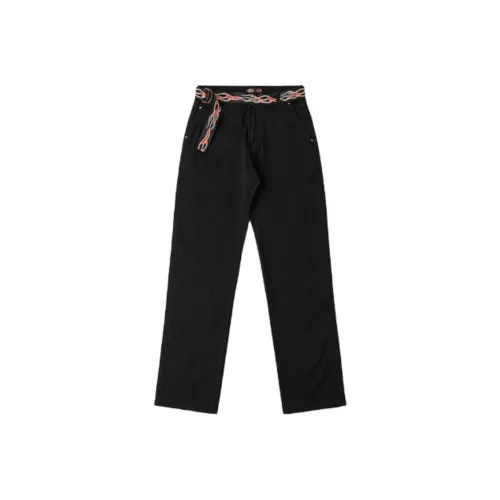 Dickies x HALEI LIANMINGKUAN Харлей Коллаборация SS25 Повседневные брюки Женские Черный