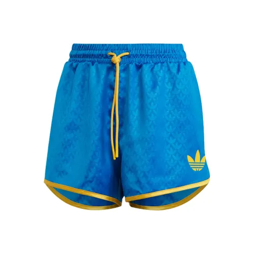 Adidas Originals Heritage Now Monogram Повседневные шорты Женские Blue