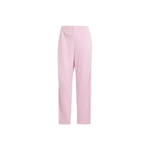 Adidas Originals ADICOLOR 3 Stripes Open Hem Loose Joggers Knitted Training Pants Women's Pink