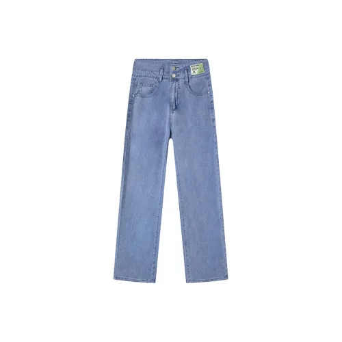 BALENO Джинсы Женские Светло-Розовый Синий