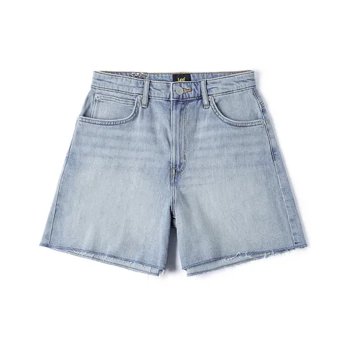 Lee Светло-синие Женские Джинсовые Шорты