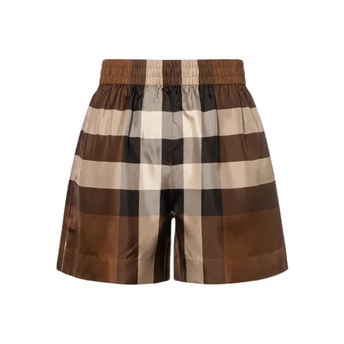 Burberry Коричневые Женские Повседневные Шорты