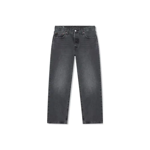 Levis Прямой крой Джинсы Женские Дымчатый Серый