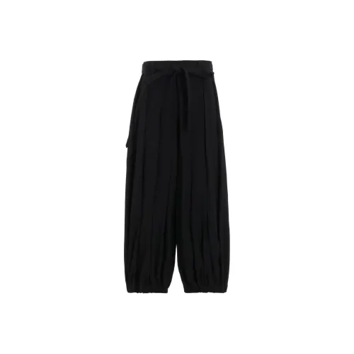 Yohji Yamamoto Черные Женские Повседневные Брюки