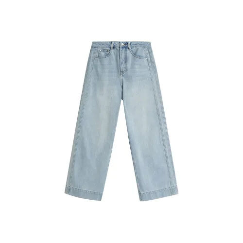 Inman Джинсы Женские Светлый Деним