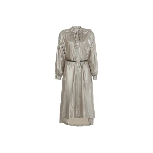 FABIANA FILIPPI SS22 Прямое платье Silver