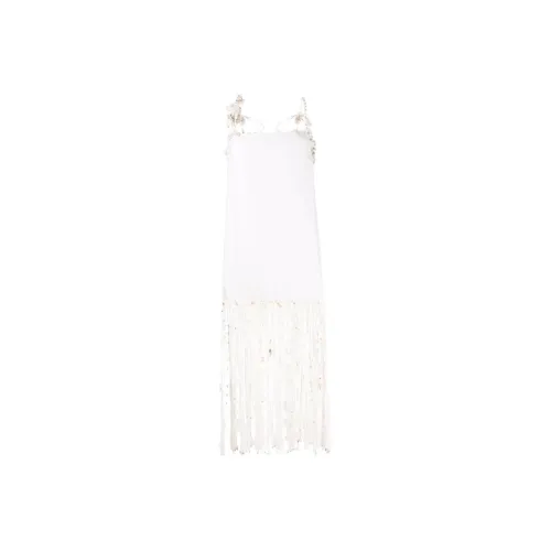 Zimmermann Белое Женское Платье без Рукавов