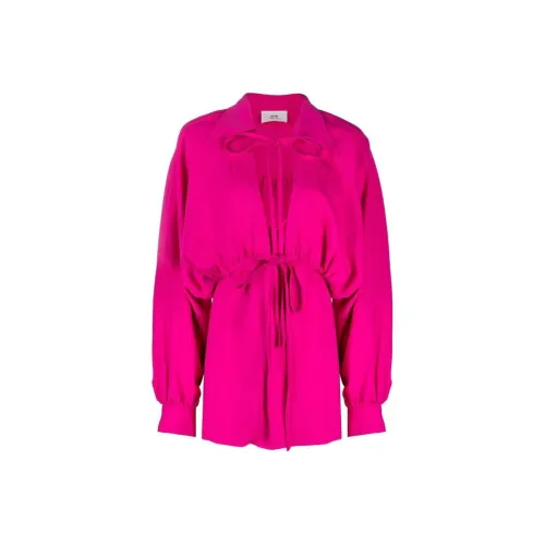 AMIPARIS Фуксия Женские Длинные Платья с Рукавами