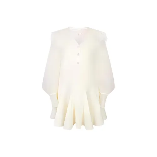 JORYAweekend Длинное платье с длинными рукавами женское шампанское