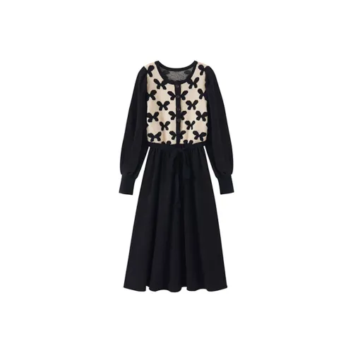 Женские длинные платья с рукавами