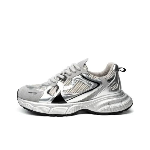 FED Дышащий и Легкий Низкий Топ Кроссовки с Толстой Подошвой Мужские