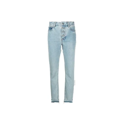 Off Белый SS21 Синий Женские Джинсы