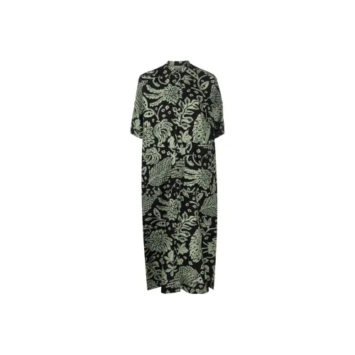 JIL SANDER Green Женские Короткие Платья с Рукавами
