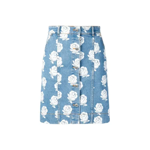 KENZO Джинсовые короткие юбки Женские Синие