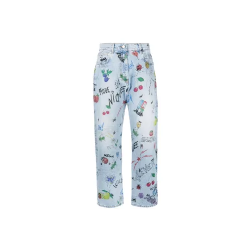MSGM Синие Женские Джинсы