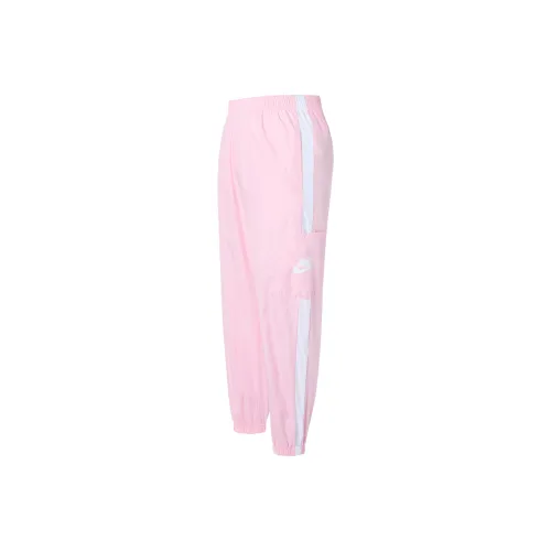 Nike Вязаные тренировочные штаны женские розовые