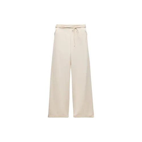 ZARA Trf Песочный Женские Повседневные Брюки