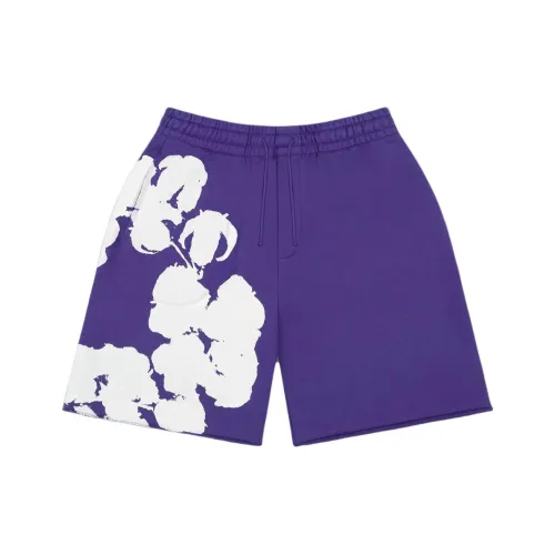 Denim Tears совместные спортивные шорты SS25 унисекс фиолетовые