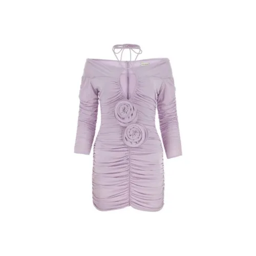 MAGDA BUTRYM Длинное платье с длинными рукавами женское светло-фиолетовое
