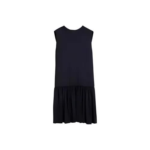 Lanvin Черные Женские Платья без рукавов