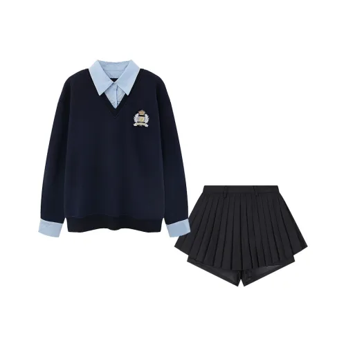 Комплект толстовки Ice Cream And Whale женский