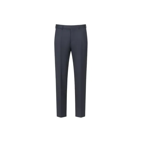 Ermenegildo Zegna Темно-синие мужские костюмные брюки
