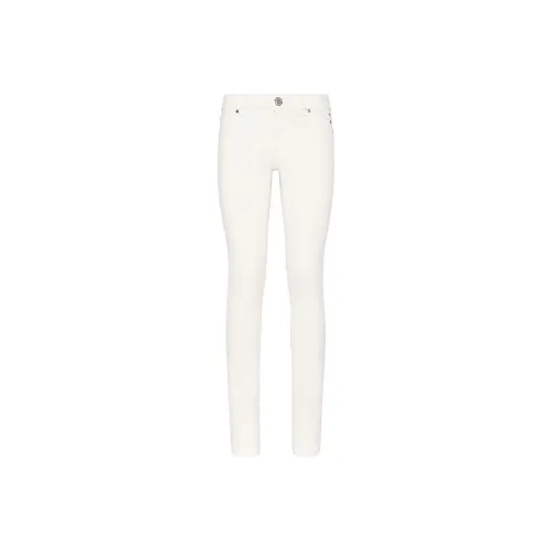 PHILIPP PLEIN Деним Джеггинг Джинсы Женские Белые