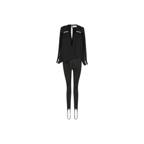SAINT LAURENT Черные Женские Комбинезоны