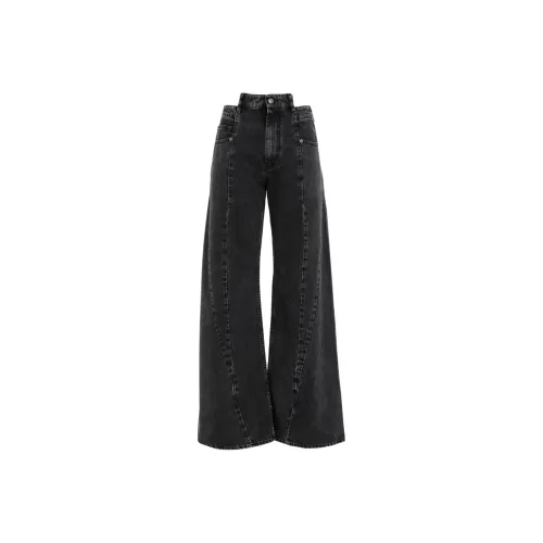Maison Margiela Женские джинсы угольно-серого цвета