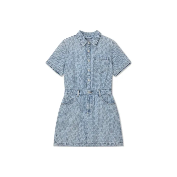 white christmas dresses Stella Dress in Denim Chambray Xs main image 1